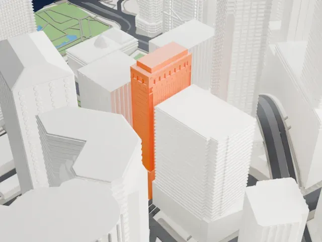 Mandarin Oriental, Hong Kong model, North view
