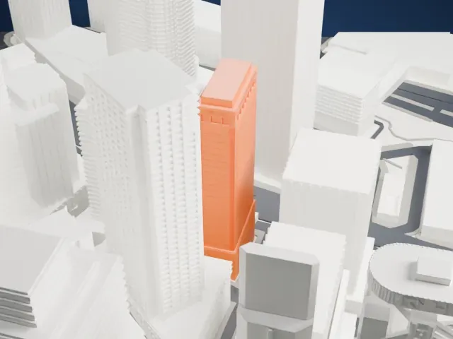 Mandarin Oriental, Hong Kong model, South view