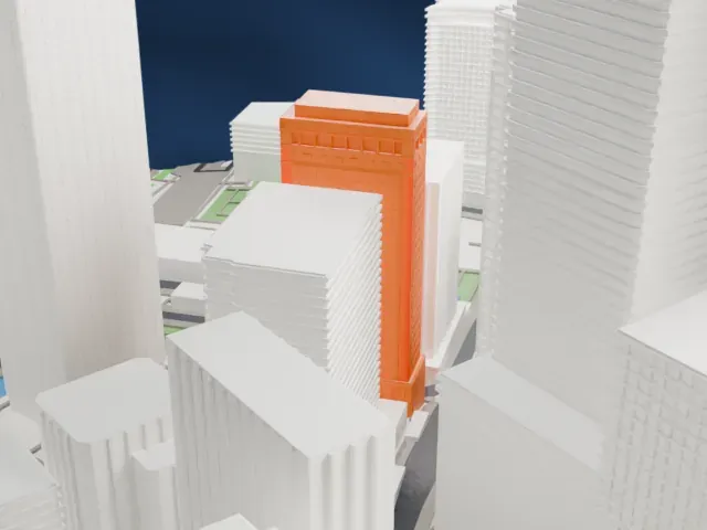 Mandarin Oriental, Hong Kong model, West view