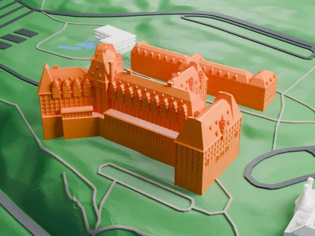 Manoir Richelieu model, East view