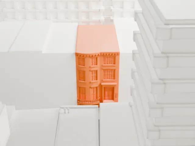 Margaret Sanger Clinic model, South view
