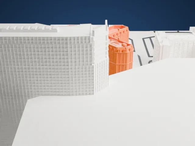 Marriott's Grand Chateau model, North view