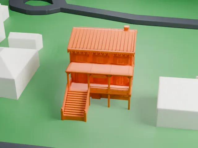 McVickar House model, South view
