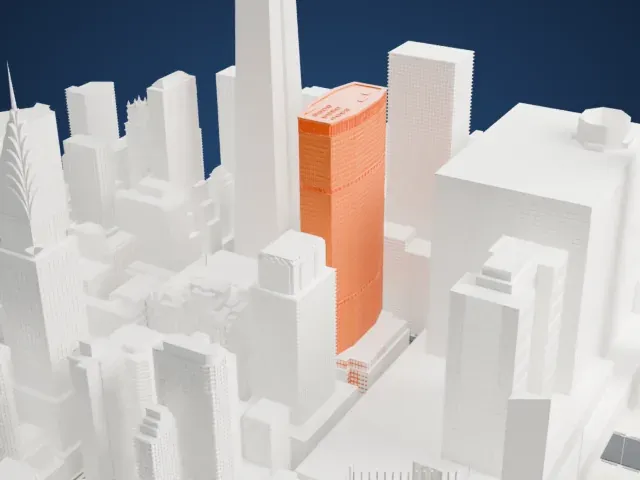 MetLife Building model, East view