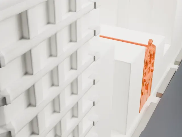 Metropolitan Community Church of New York model, East view