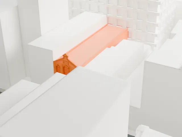 Metropolitan Community Church of New York model, North view