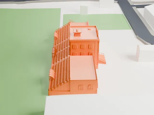 MFF Football Centre model, North view