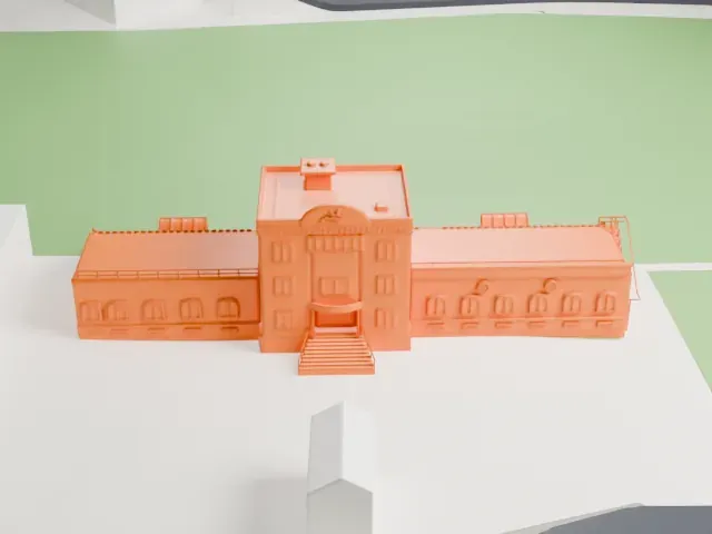 MFF Football Centre model, West view