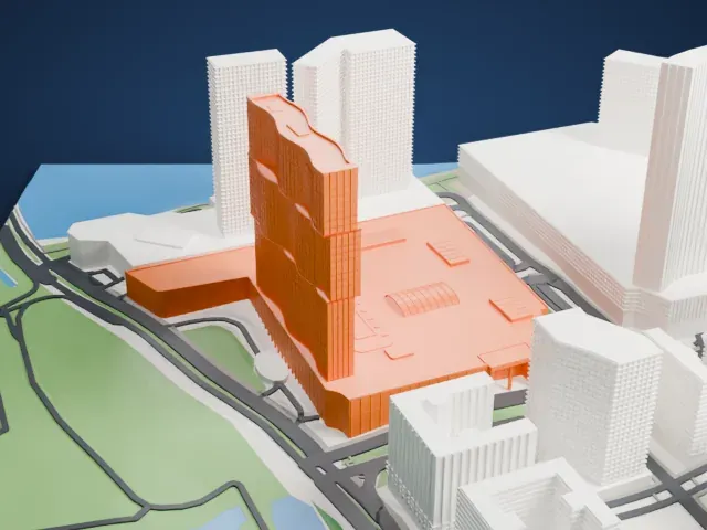 MGM Macau model, East view