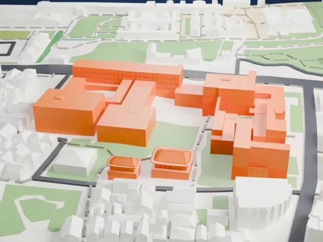 MMCA Seoul model, East view