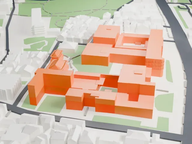 MMCA Seoul model, North view