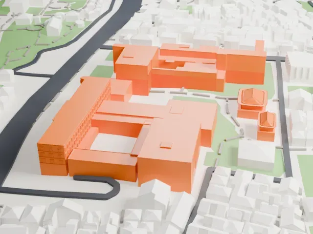 MMCA Seoul model, South view