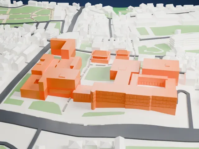 MMCA Seoul model, West view