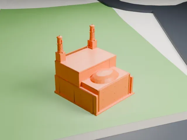 Monar Jonban model, East view