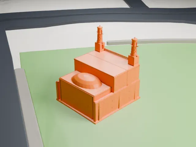 Monar Jonban model, North view