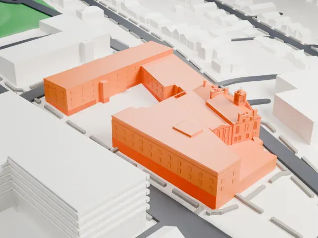 Morris County Courthouse, New Jersey model, East view