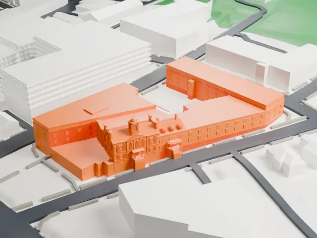 Morris County Courthouse, New Jersey model, North view