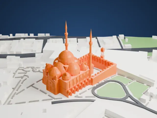 Mosque of Muhammad Ali model, East view