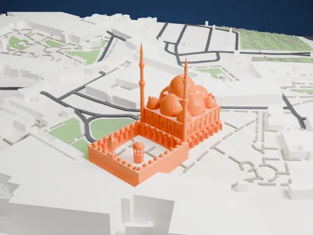 Mosque of Muhammad Ali model, West view