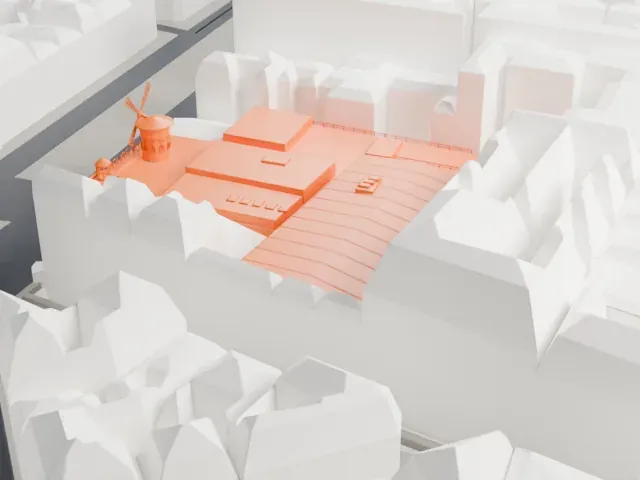 Moulin Rouge model, East view