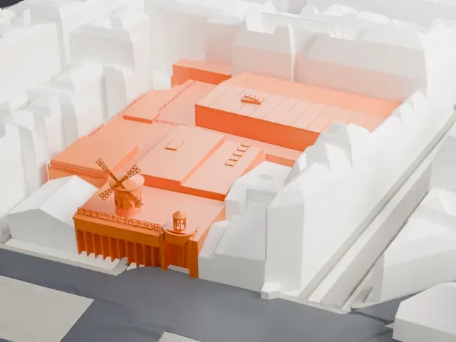 Moulin Rouge model, South view