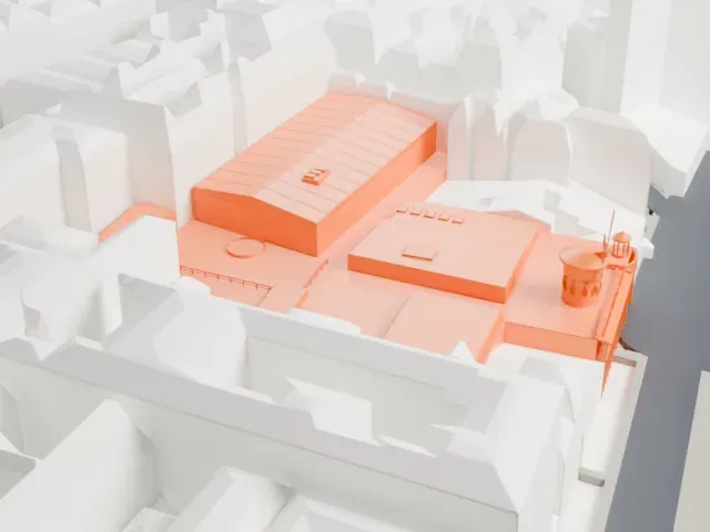 Moulin Rouge model, West view
