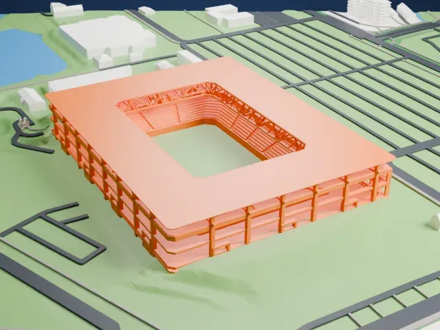 MSV-Arena model, North view