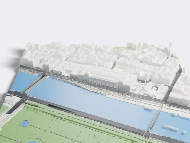 Musée d'Orsay model, North view