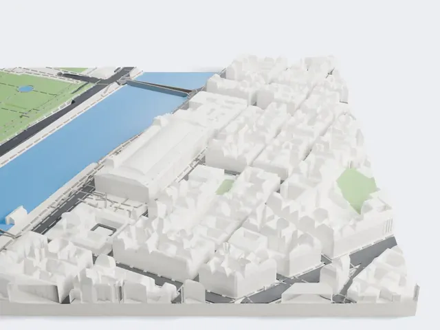 Musée d'Orsay model, West view