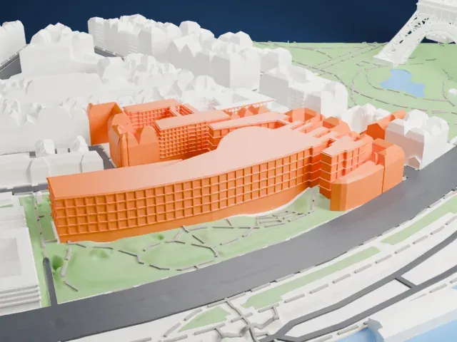 Musée du quai Branly – Jacques Chirac model, North view