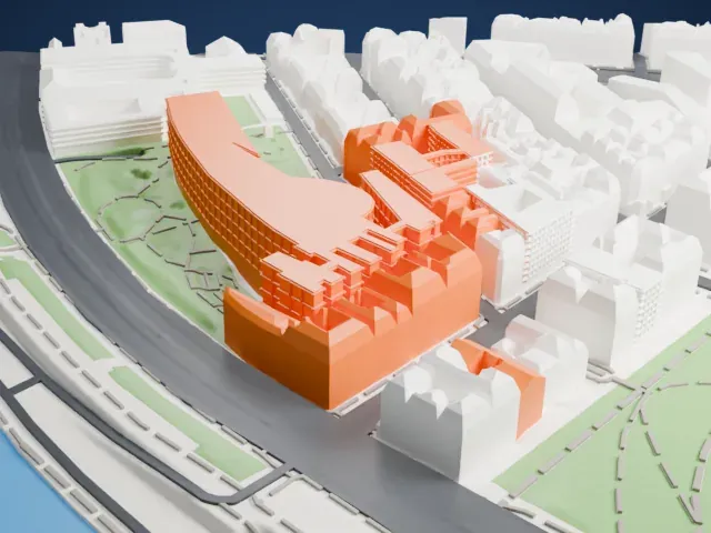 Musée du quai Branly – Jacques Chirac model, West view