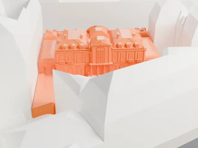 Musée Jacquemart-André model, North view