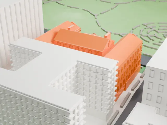 Museum of the City of New York model, East view