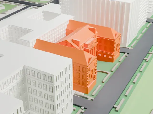 Museum of the City of New York model, North view