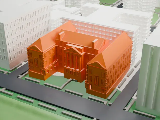 Museum of the City of New York model, West view
