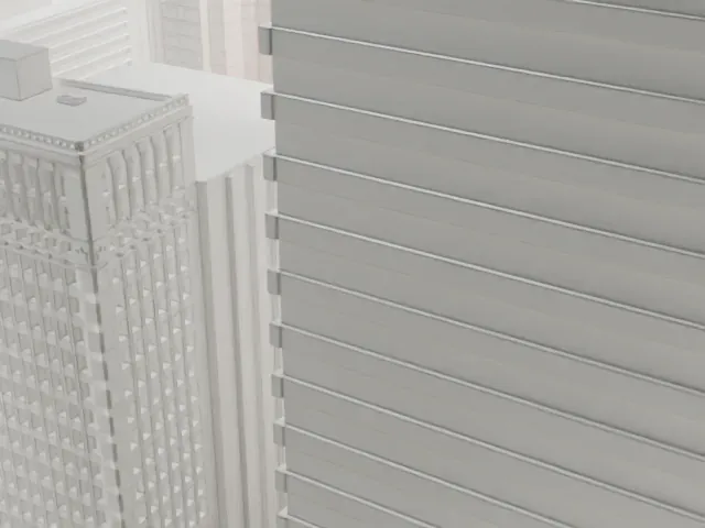Mutual Reserve Building model, South view