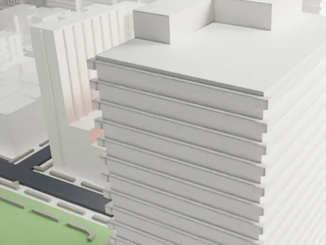 National Academy of Design model, North view