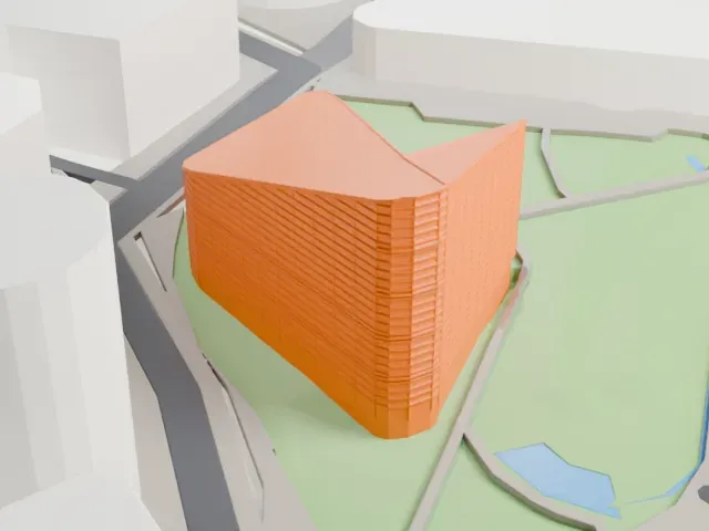 National Football Museum model, North view