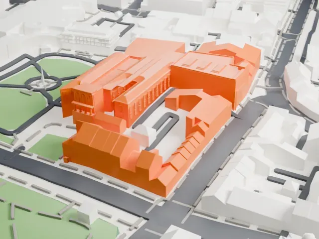 National Gallery of Ireland model, East view