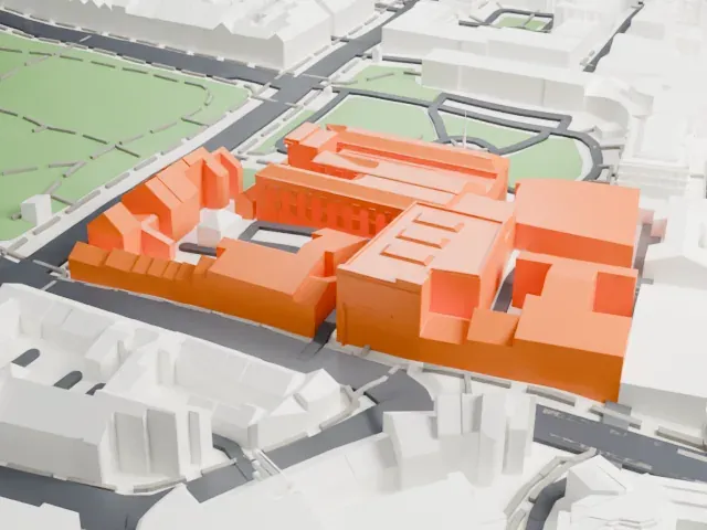 National Gallery of Ireland model, North view