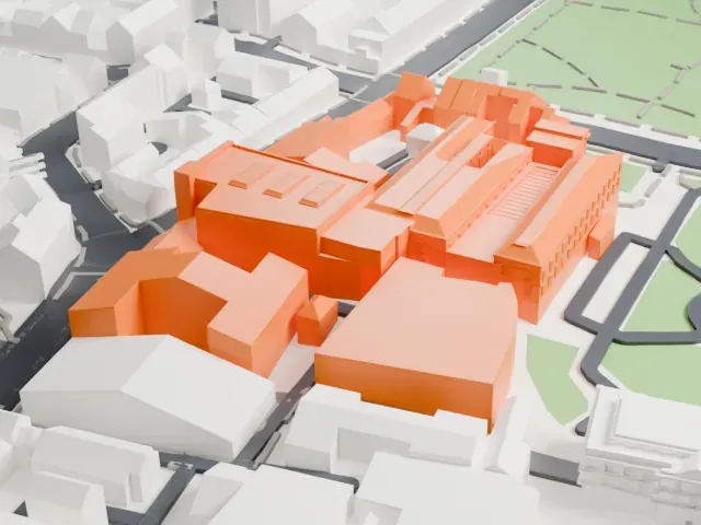 National Gallery of Ireland model, West view