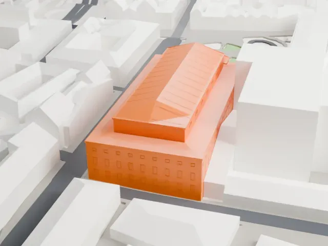National Theatre (Munich) model, East view