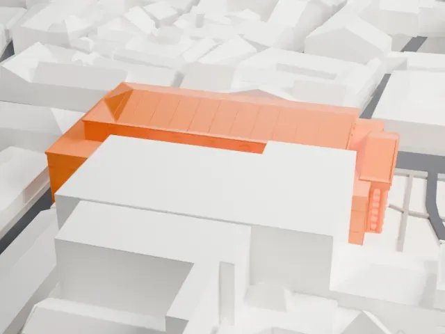 National Theatre (Munich) model, North view