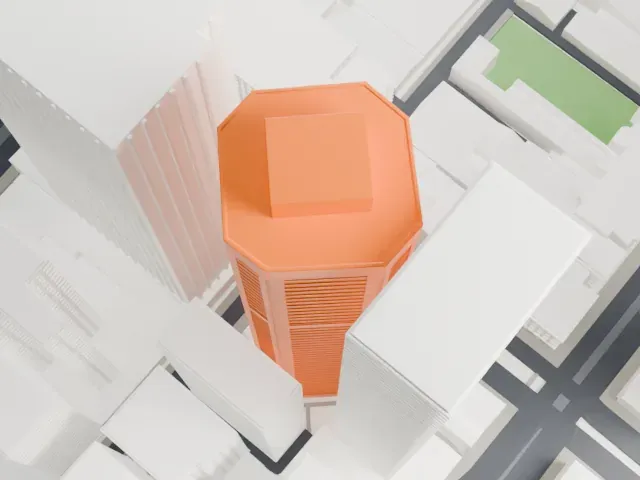 Nauru House model, South view