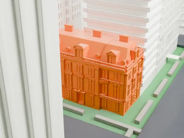 Neue Galerie New York model, North view