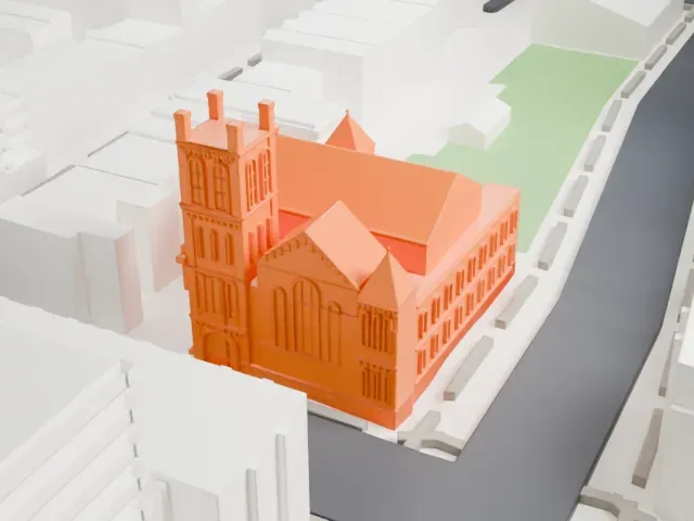 Next Step Community Church model, East view