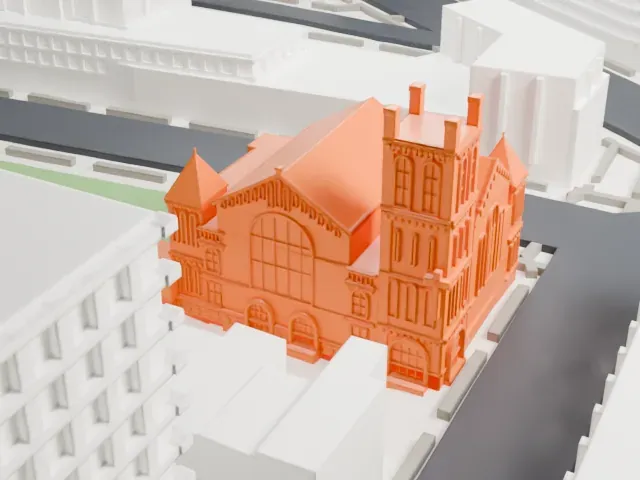 Next Step Community Church model, South view