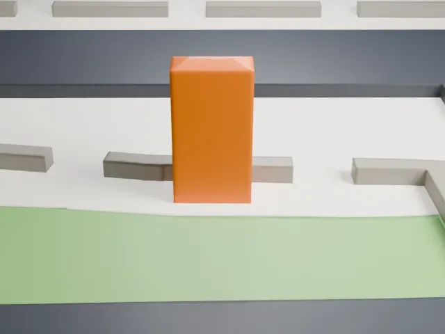 Niels Petersen House model, North view
