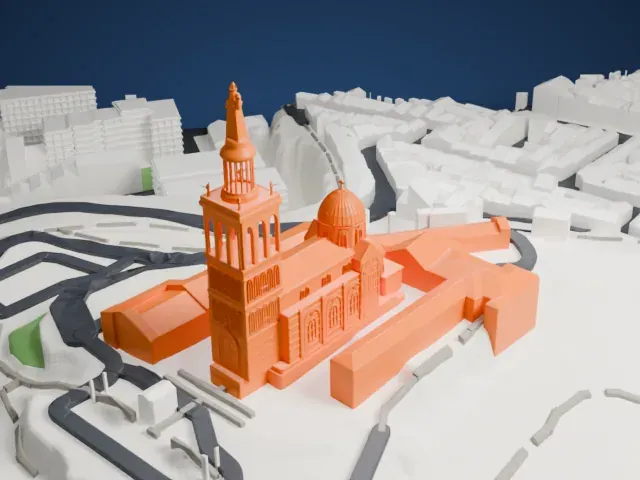 Notre-Dame de la Garde model, West view