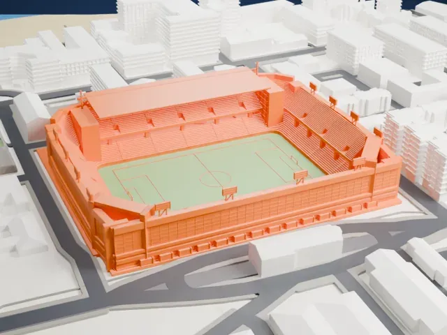 Nuevo Mirandilla model, East view